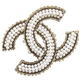 Spilla Chanel Coco Mark Argento