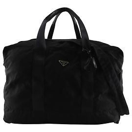 Bolso Boston Prada de nailon negro Negro