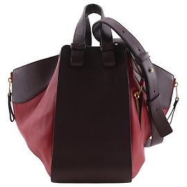 Bolso de mano Loewe Hammock Medium Castaño Roja