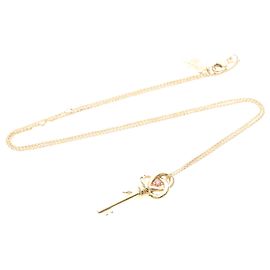 Pendentif Tiffany & Co. Knot Key en or rose 18K Doré