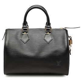 Bolsa Louis Vuitton Epi Speedy 25 Preto