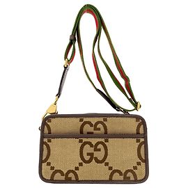 Gucci 696075 Jumbo GG Mini Bag Marron
