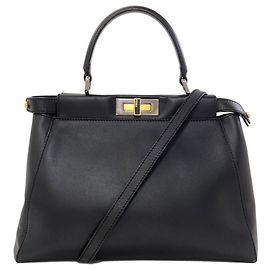 Fendi Peekaboo 2-Way Tote Bag Schwarz