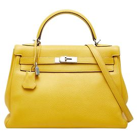 Hermès Borsa Hermes Kelly 32 in Giallo Giallo