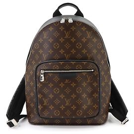 Louis Vuitton Monogram Macassar Josh NV Rucksack Braun Schwarz Monogramm