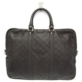 Gucci Convertible Guccissima Leather Large Marrom