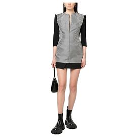 Comme Des Garcons Casaco com padrão xadrez Comme des Garçons checkerboard M Marrom