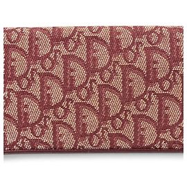 Christian Dior Bi-Fold Geldbörse Rot