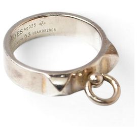Hermès Bague Hermes Collier de Chien Argenté