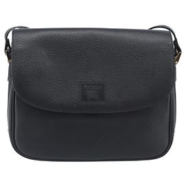 Burberry Schultertasche aus Leder Schwarz