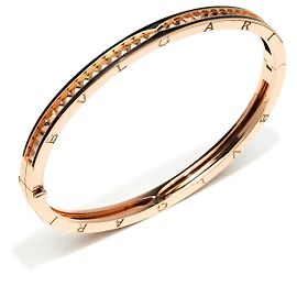 Bulgari B.Zero1 Jonc Or Jaune 750/18K Taille L Jonc de Luxe Massif Taille 18 Doré