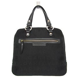 Bulgari Bvlgari Logomania Canvas Negro