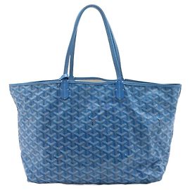 Goyard Saint Louis Coated Canvas PM Blu