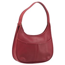 Sac à épaule Coach en cuir rouge et or Auth 205341A Rouge Doré