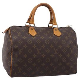 LOUIS VUITTON Monogram Speedy 30 Hand Bag M41526 LV Auth 200515A Monograma