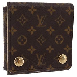 LOUIS VUITTON Monogram Jewelry case Jewelry Box LV Auth 167696M Monogram