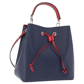 LOUIS VUITTON Epi Neonoe Handtasche Indigo Red M54367 LV Auth ka6537 Rot Blau