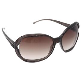 Gafas de sol Valentino Plastic Black Silver Auth BA16183 Negro Plata