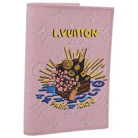 LOUIS VUITTON Monogram Organizer De Poch Card Case Pink M25968 LV Auth 206651SAM Pink Monogram