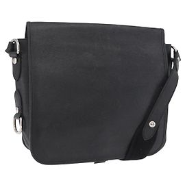 LOUIS VUITTON Taiga Andrei Schultertasche Ardoise M32482 LV Auth 206759 Grau