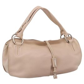 Céline Sac à main CELINE Bitter Sweet en cuir couleur Ivory Auth 205386 Écru
