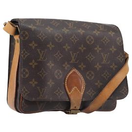 LOUIS VUITTON Monogram Cartouchiere GM Shoulder Bag M51252 LV Auth BA16199 Monogramme