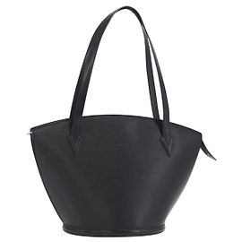 LOUIS VUITTON Epi Saint Jacques Shopping Bag Black M52272 LV Auth 205300V Noir