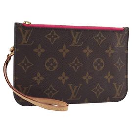 LOUIS VUITTON Monogram Neverfull PM Pouch LV Auth BA16101V Monogramm