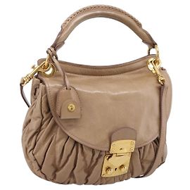Borsa Miu Miu Vitellolux Matelasse in pelle 2way Rosa Tono Oro Auth 207573V Rosa Altro