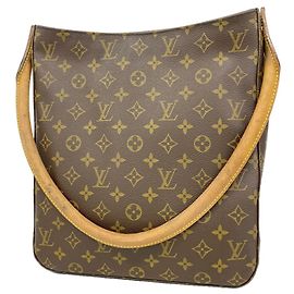 Borsa a tracolla Louis Vuitton Monogram Looping GM Marrone