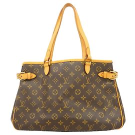 Borsa Tote Orizzontale Louis Vuitton Monogram Batignolles Marrone