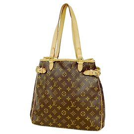 Louis Vuitton Monogram Batignolles Vertical Tote Bag Braun