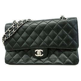 Borsa a Tracolla Chanel Matelassé Nera Nero