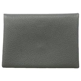 Hermès Monedero Hermes Calvidio Chevre Mysore Black Negro