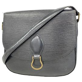 Borsa a tracolla Louis Vuitton Epi Saint Cloud Nero
