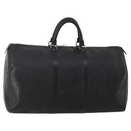 Louis Vuitton Keepall Epi Leather 55 Noir