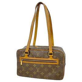 Bolso de hombro Louis Vuitton Monogram Cite MM Castaño