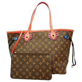 Bolso Tote Louis Vuitton Monogram Totem Neverfull MM Castaño