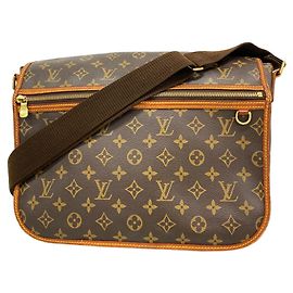 Borsa a tracolla Louis Vuitton Monogram GM Bosphore Marrone