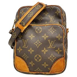 Borsa a tracolla Louis Vuitton Monogram Amazon Marrone