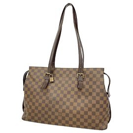 Saco Tote Louis Vuitton Damier Chelsea em Ebene Damier ebene