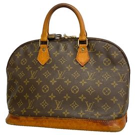 Bolso de mano Louis Vuitton Alma Monogram M51130 Castaño