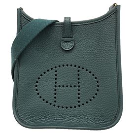 Hermès Borsa a Tracolla Hermes Evelyne TPM Blu