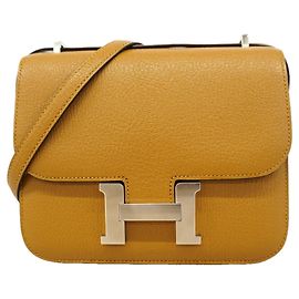 Hermès Sac à épaule Hermes Constance Mini Verso Marron