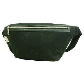 Borsa a tracolla Gucci Jumbo GG Canvas Nero