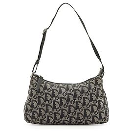 Dior Pochette a spalla Vintage Trotter Nero Blu navy
