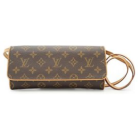 Louis Vuitton Monogram Twin Pochette GM Marron Beige