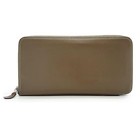 Hermès Cartera larga Epsom Etoupe Les Sangles Azap Silk-in Otro