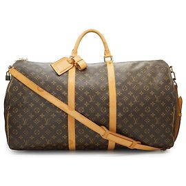Louis Vuitton Monogram Keepall Bandouliere 60 Marrom