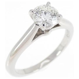 Bague Cartier 1895 en platine avec diamant Autre